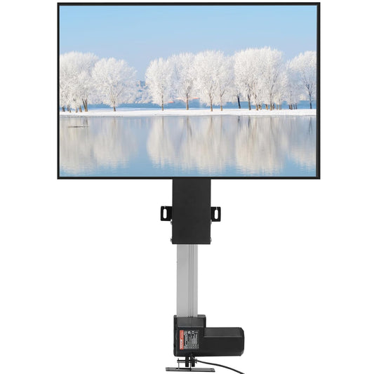 VEVOR TV-beugel 26 tot 50 inch universele tv-standaard LCD/LED/plasma tv gebogen in hoogte verstelbaar 94,5-164,5 cm maximale belasting 60 kg motor 1000N voor het optillen van tv 48,5 x 97,4 cm