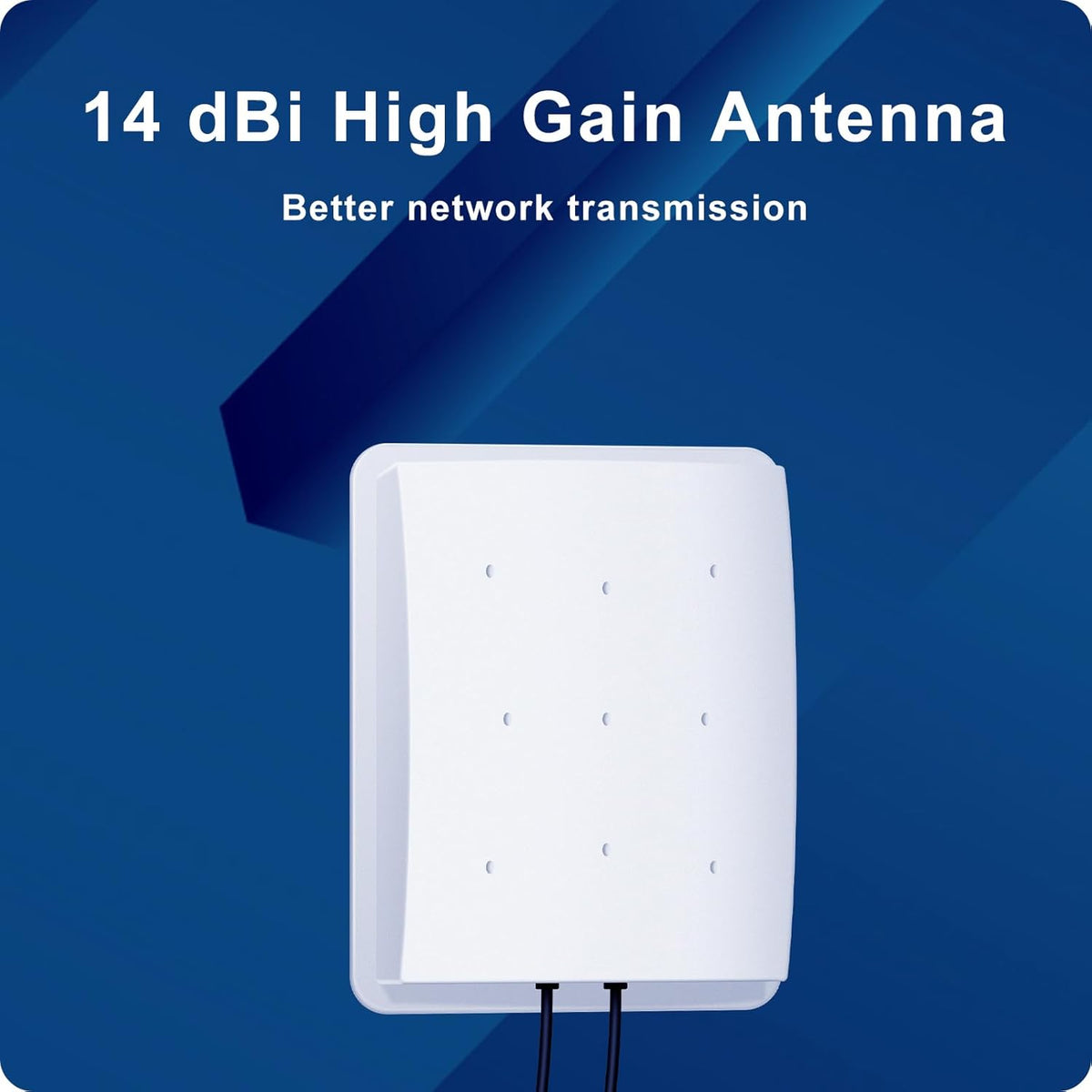 5G Antenne Outdoor 4G LTE Antenne Dual-Polarisatie 14DBi WiFi Antenne 698-2700 | 3300-3800 MHz Signaalrichtantenne MIMO Router Externe Antenne SMA / TS9 antenne, 2x10M kabel, 3G/4G/5G/GSM/GPRS - Wit