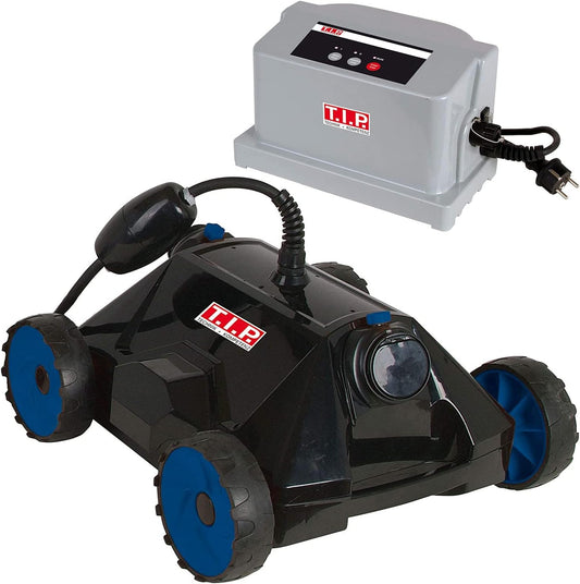 T.I.P. Sweeper 18000 30454 Zwembadrobot, voor max. 50 m³, max. debiet 18.000 l/u, gestuurd via waterstraalsproeiers, onafhankelijk van filtersystemen en skimmers, verschillende reinigingsmodi