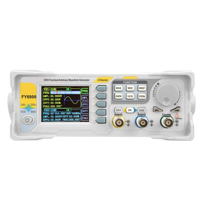 Digitale signaalgenerator, FY6900 sinus 0-30 MHz 2,4 inch TFT-scherm DDS-functie Golfvormpulsbrongeneratoren Frequentiemeter 250 MSa/s VCO-burst AM/PM/FM/ASK/FSK/PSK-modulatie (EU)