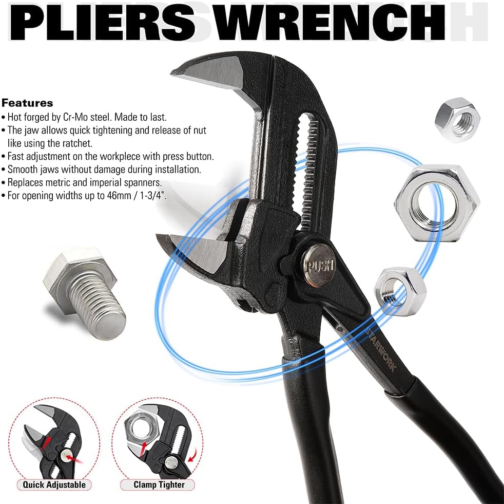 STARWORK TRUE MECHANIC 169-delige mechanische gereedschapsset, professioneel, metrisch