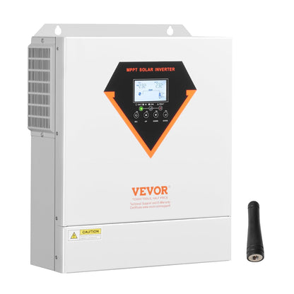 Hybride omvormer op zonne-energie – Zonne-omvormer – Omvormer-lader – All-in-One Omvormer – Off-Grid Omvormer – 3500 W Zuivere Sinus – Geïntegreerde 100 A MPPT-Zonnelader