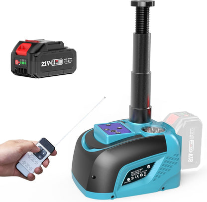 Elektrische Krik – Hydraulische Krik – Autokrik – Wagenkrik – 5 Ton – Draadloos Met 4000 mAh Accu – Hefhoogte 15,5 Tot 45 Cm