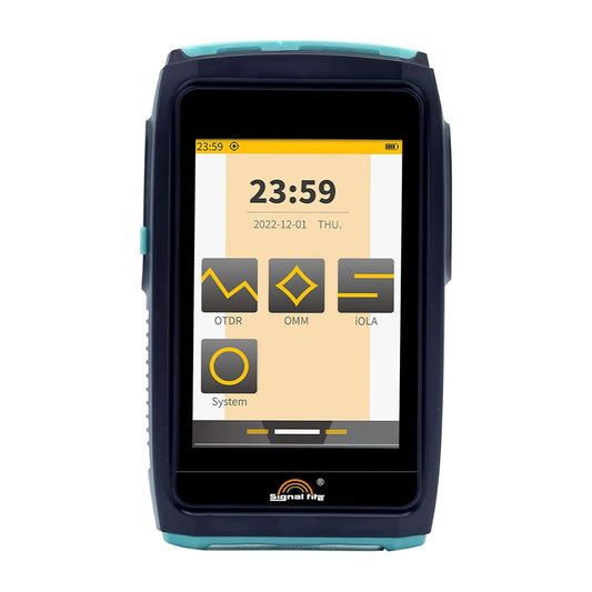 Signal Fire Multifunctionele OTDR optische reflectometer 80km, 5 in 1 vierkante kop SC dubbele golf 1310/1550 licht meting