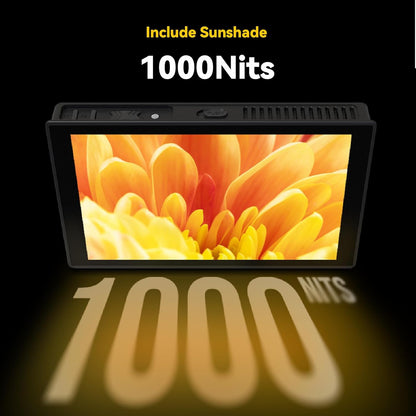 Portkeys HD7T Veldmonitor voor Camera 7" Touchscreen 1000 Nits Hoge Helderheid, Monitor met Sneltoetsen, Geschikt voor DSLR