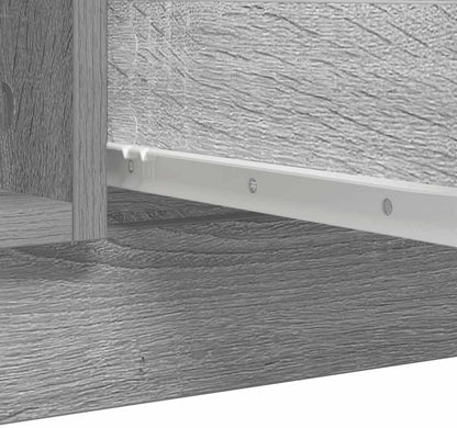 Sideboard – Dressoir – Opbergkast – Halmeubel – Buffetkast – Grijs Sonoma – Stevig Bewerkt Hout – Ruime Opbergruimte Met Laden En Deuren