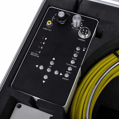 Inspectiecamera – Rioolcamera – Endoscoop – Pijpencamera – Buizenscanner – Waterdichte Camera – 30 Meter Glasvezelkabel – DVR Opnamefunctie