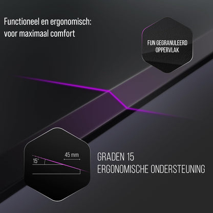 Ultimate Setup® Tafelblad 160x80, Bureaublad, Gaming Bureau, Kantoortafel, Gaming Desk, Standing Desk, Massief MDF-blad (Zwart, 160x80x2,5 cm)
