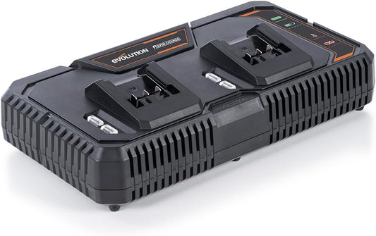 Oplader 18V Batterij – Accu Oplader – Snellader – Dual Charger – Lithium-Ion Lader – Twee Accu’s Tegelijk – Keep Cool Technologie