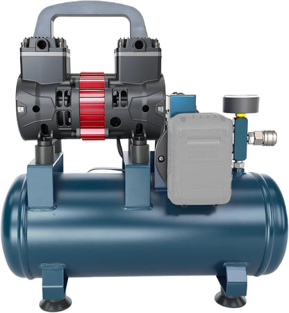 Accucompressor – Persluchtcompressor – Draagbare Luchtcompressor – Mobiele Compressor – Olievrije Compressor – 7,5 Bar Werkdruk – 9 Liter Capaciteit