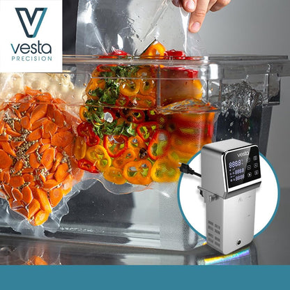 Vesta Precision Professionele Thermocirculator voor Koken op lage Temperatuur SV330 | Inclusief Wi-Fi-bedieningsapp en timer | 2300W roestvrijstalen vacuümkookmachine