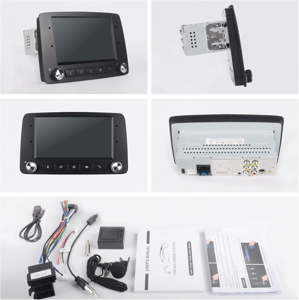 Autoradio – Auto Stereo – Multimedia Speler – Inbouw Radio – Navigatie Systeem – Snelle Opstart Linux Systeem – Draadloze CarPlay & Android Auto