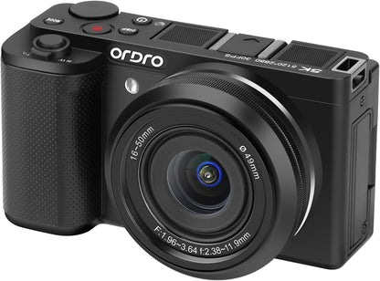 ORDRO G930 Spiegelloze camera (zwart)