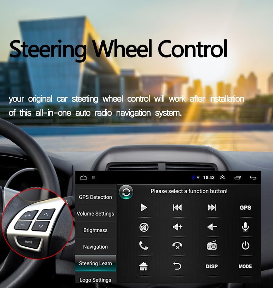 HD GPS Navigatie Autoradio – Multimedia Speler – Inbouw Radio – Auto Stereo – Navigatiesysteem – Draadloze CarPlay & Android Auto – Achteruitrijcamera Ondersteuning