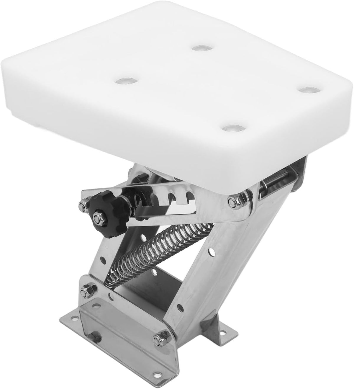 Buitenboordmotor Mount, 110LBS Lading Verstelbare Auxiliary Boot Motor Mount Hoge Sterkte Roestbestendig Robuuste Structuur Voor 7.5 Tot 20 2 Takt Motoren,Reserveonderdelen voor boten,jachten