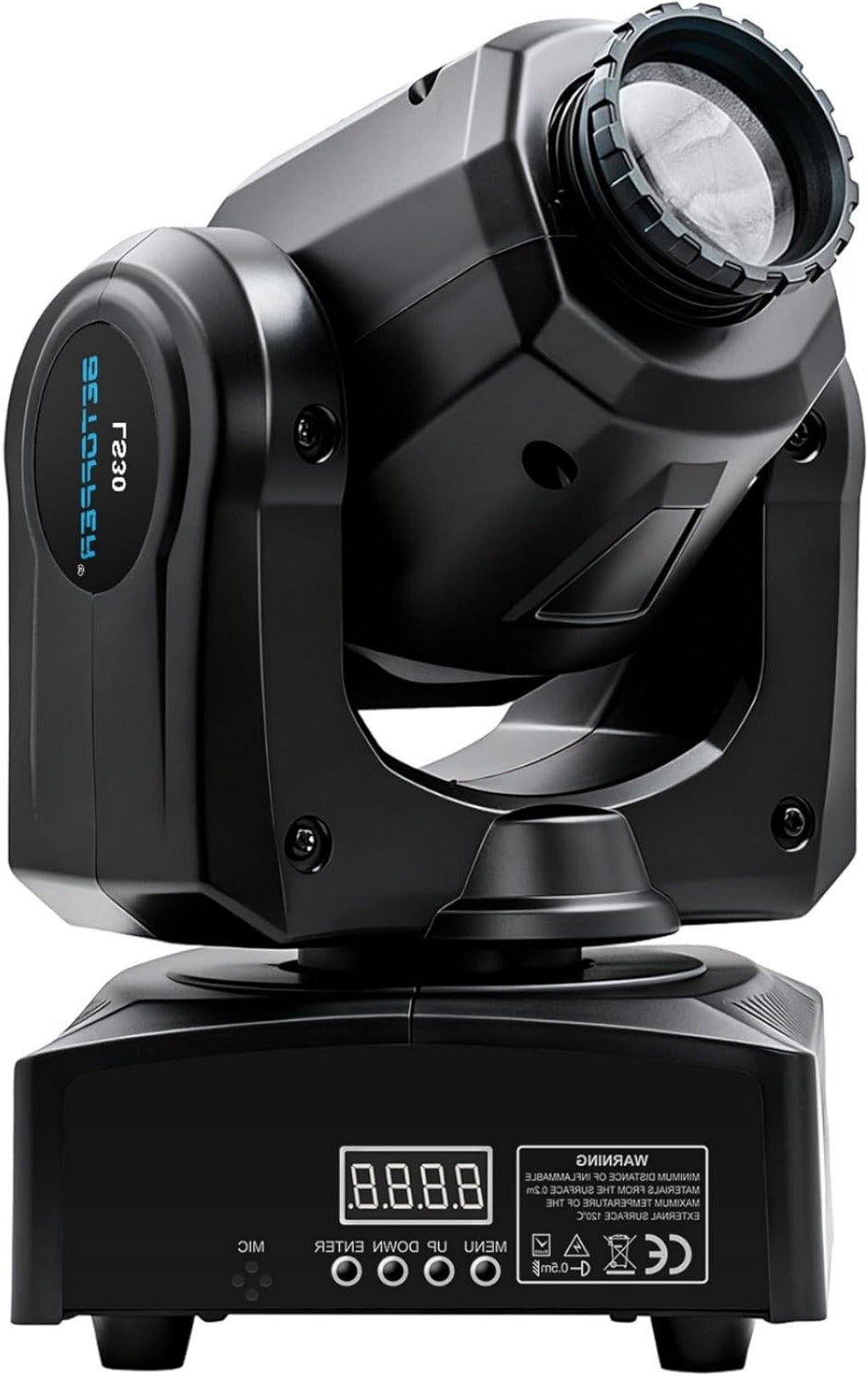 Discolamp – Moving Head Licht – DJ Lamp – Feestverlichting – Podiumverlichting – 7 Gobo Patronen – DMX512, Muziekgestuurd
