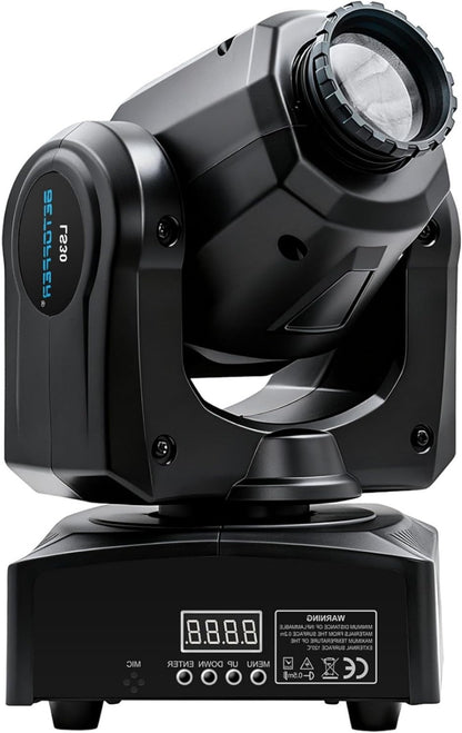 Discolamp – Moving Head Licht – DJ Lamp – Feestverlichting – Podiumverlichting – 7 Gobo Patronen – DMX512, Muziekgestuurd