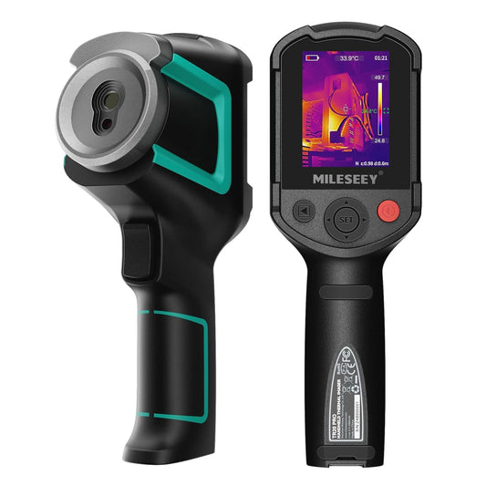 MiLESEEY warmtebeeldcamera, TR20 Pro draagbare infraroodcamera met een resolutie van 320 x 240, een verversingssnelheid van 50 Hz, draagbare infrarood warmtebeeldcamera met dubbele camera