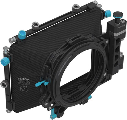 Fotga Verbeterde DP500 Mark III Professionele DSLR Swing-away Matte Box Kit met zonneschermen voor 15mm Rods Rig-systeem Fit voor alle DSLR videocamera's als Blackmagic BMCC BMPCC Canon 5D MarkII