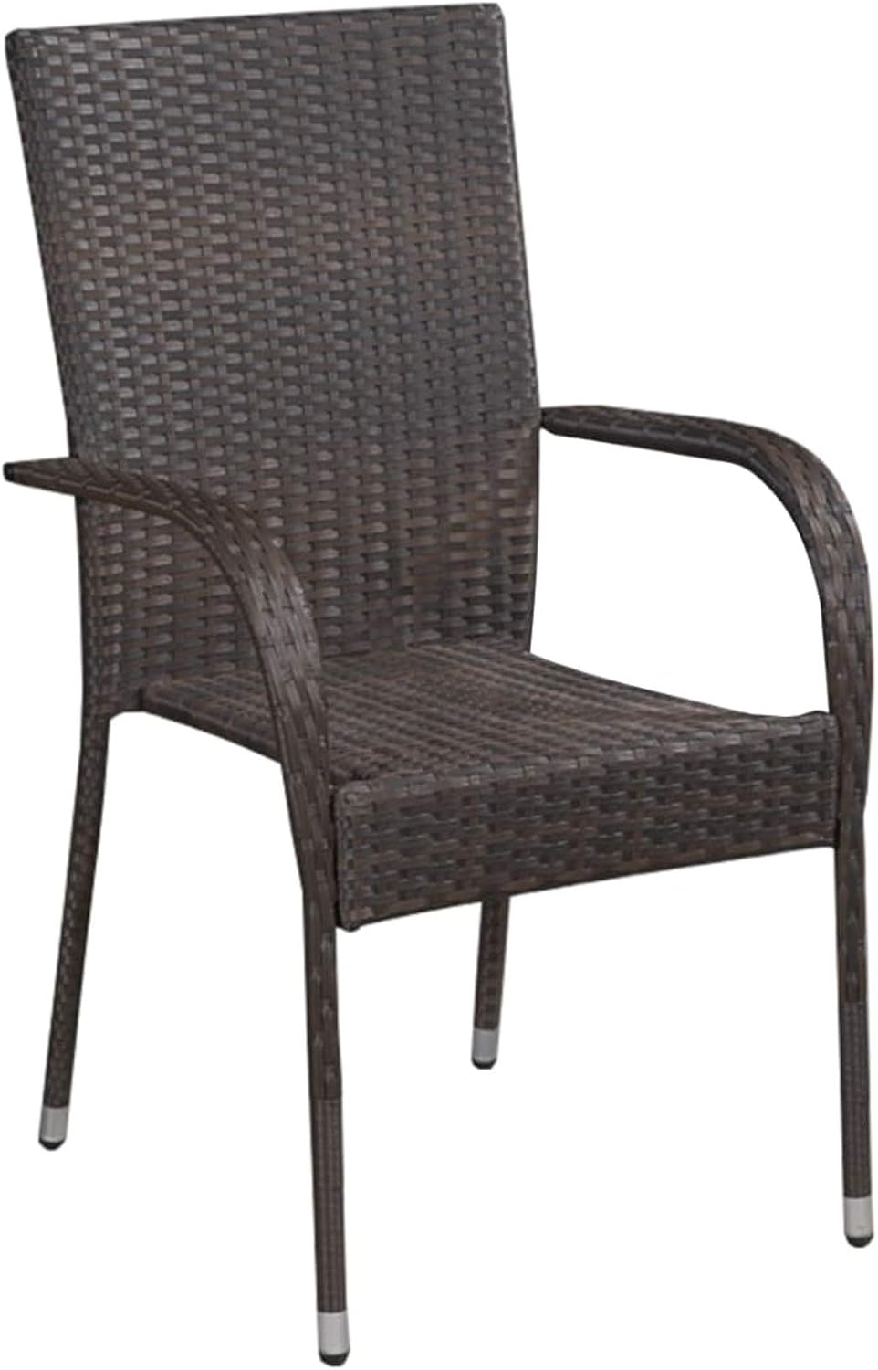 Eetkamerset voor de tuin, 3-delig, bruin, eetkamerset, eetkamer voor buiten, tuinmeubelen - QUORE