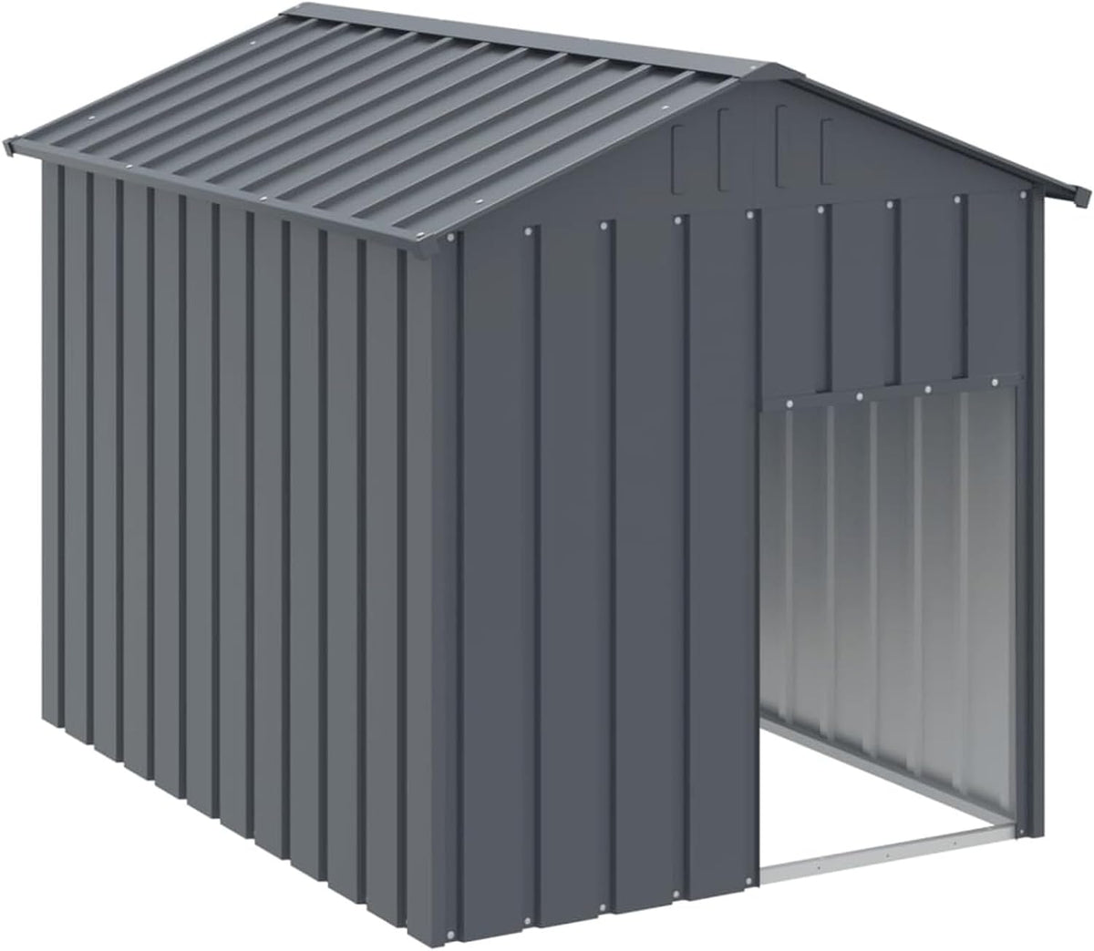 Hok voor kleine dieren – Kippenhok – Konijnenhok – Buitenren – Vrijloophok – Verzinkt Staal – Weerbestendig Dak – Ruim 117x153x123 cm