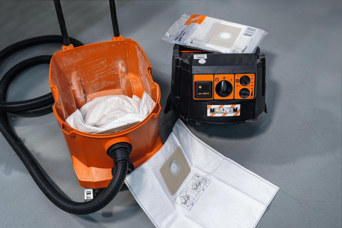 FEIN Nat-/droogzuiger Dustex 35 LX Krachtige, professionele zuiger van stofklasse L voor bevestiging van verschillende koffersystemen inclusief uitgebreide accessoires., Max. ingangsvermogen 1380 W