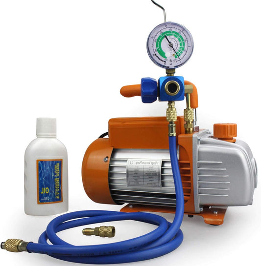 BACOENG Vacuum Pump Air Conditioning Kit for HVAC/AUTO AC Refrigerant Charging - QUORE