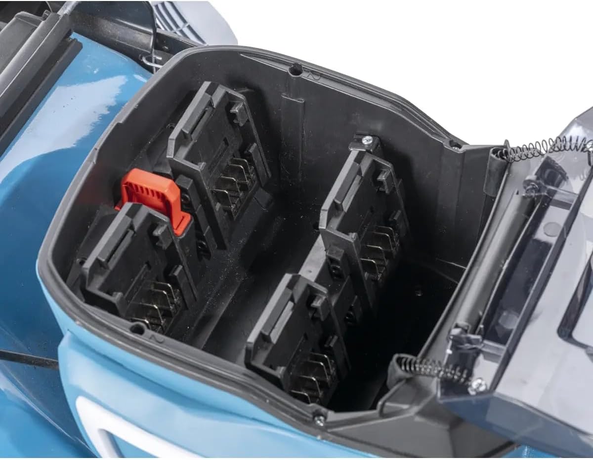 Accugrasmaaier – Elektrische grasmaaier – Draadloze maaimachine – Tuinmaaier – Batterij grasmaaier – Maaibreedte 46 cm – Automatische accu-omschakeling