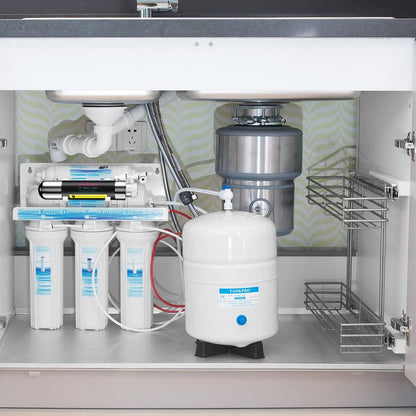 Geekpure 6-phase reverse osmosis drinking water filter system with UV filter-75GPD - QUORE