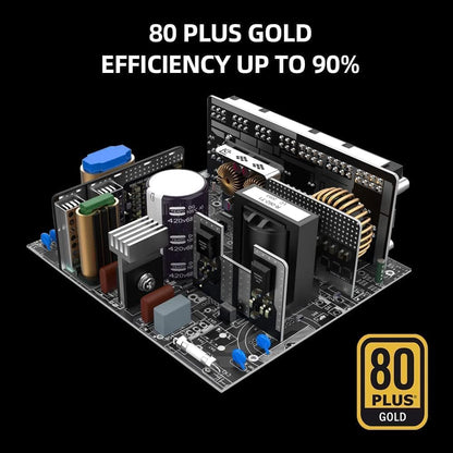 LC-POWER LC6850M V3.0 850W PC voeding Super Silent Modular Serie Volledig Modulair Kabelmanagement 80Plus Gold
