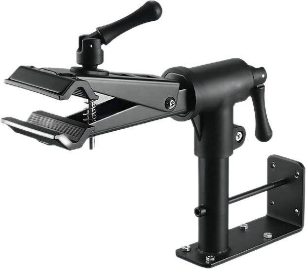 Fietsstandaard - Fiets Montagestandaard - Fietslift - Framemontage - Anti-kras Armdesign - Stabiel - Lichtgewicht - Belastbaar tot 40 kg - Koolstofstaal - 26 x 22 x 12 cm - Zwart