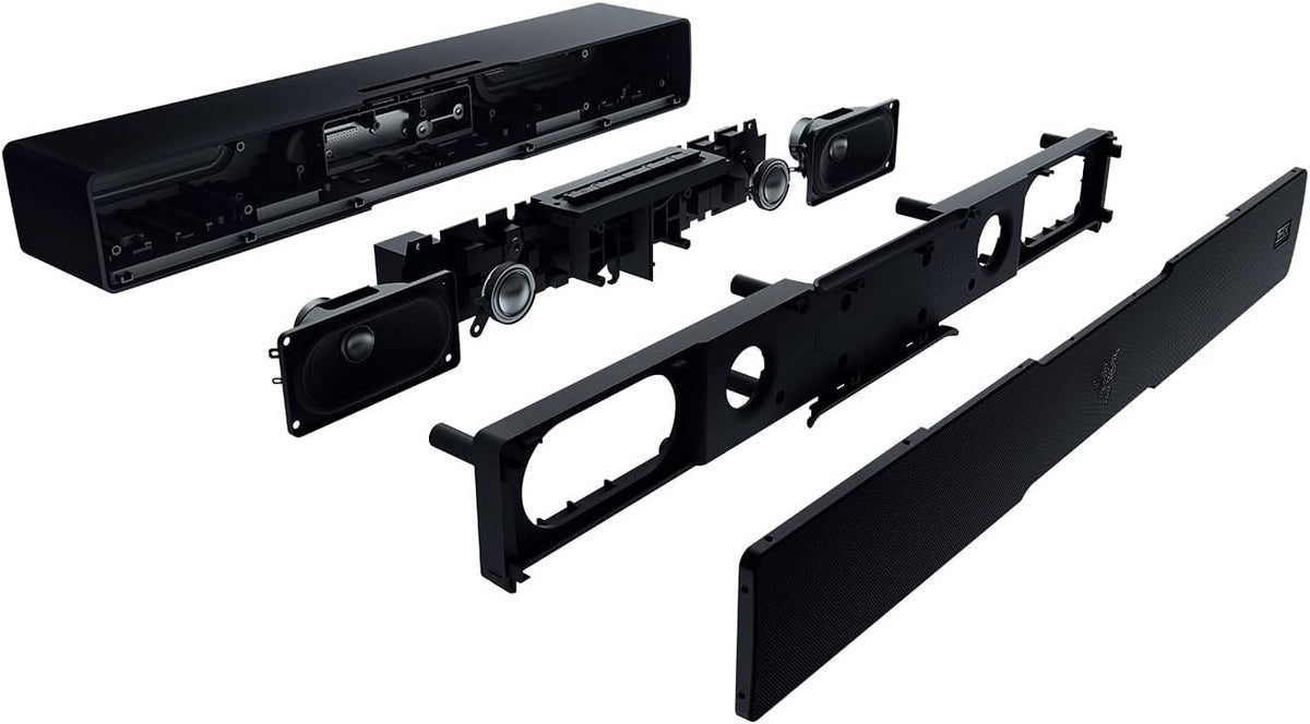 Razer Leviathan V2 - Soundbar met subwoofer voor pc-gaming (THX Spatial Audio, Bluetooth 5.2, Razer Chroma RGB) Zwart