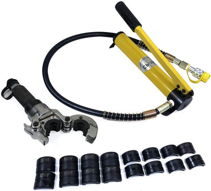 OUKANING 6T Hydraulic Crimping Pliers Hydraulic Press Jaws Radial Press Copper Tube 1M - QUORE