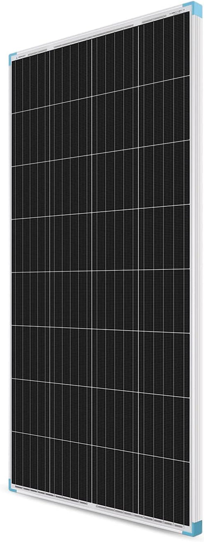 Renogy Zonnepaneel 175 W, 12 V PV monokristallijn oplader voor camper, commerciële hut schuur op het dak, zeeschip, caravan, off-grid systeem