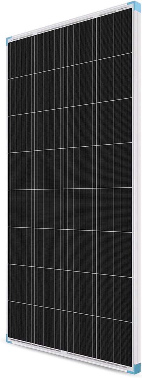 Renogy Zonnepaneel 175 W, 12 V PV monokristallijn oplader voor camper, commerciële hut schuur op het dak, zeeschip, caravan, off-grid systeem