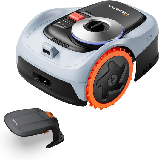 Robotmaaier – Automower – Grasmaaier – Gazonmaaier – Automatisch maaien – Driewielaandrijving voor hellingen tot 45% – Slimme EFLS Netwerk RTK + Vision technologie – Inclusief Garage S – Geschikt voor 500 m² gazon - QUORE