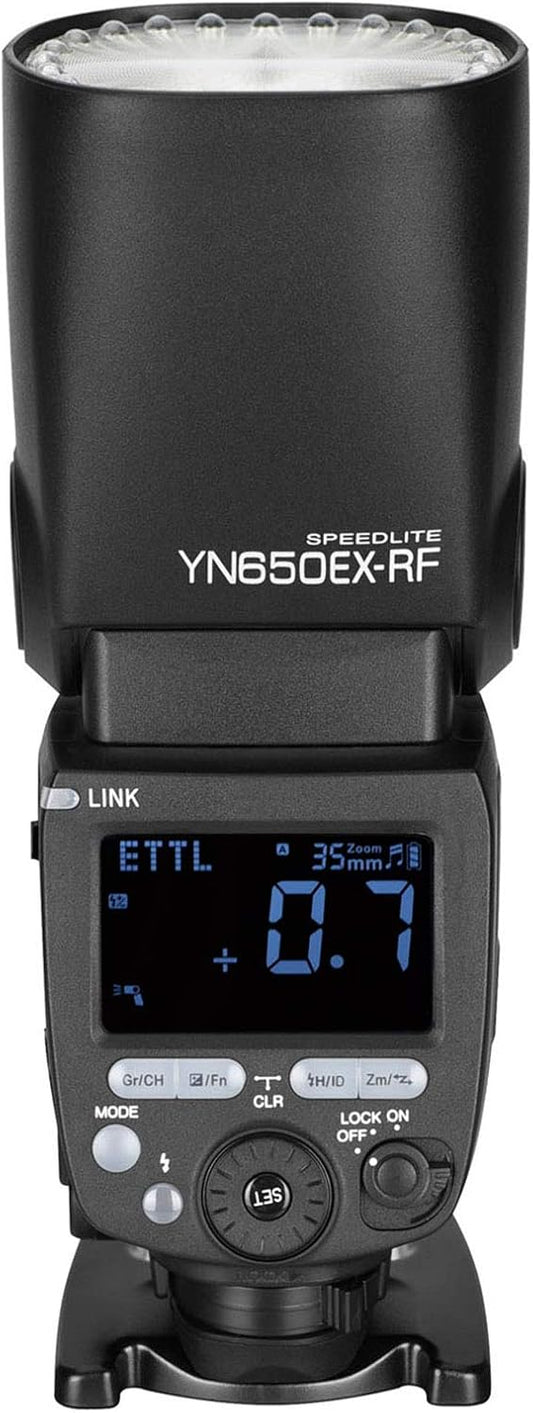 Yongnuo YN650EX-RF Draadloze Flash Speedlite, GN60 24 stks LED lamp Kralen TTL HSS, Master Slave Flash met ingebouwd 2.4G RF-systeem, voor Canon DSLR Camera