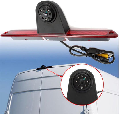 Dolfijn Automotive Achterste Hoge Niveau Remlicht Omkeercamera voor Mercedes Benz Sprinter 2007-2018 & VW Crafter Van 2007-2015, Camera & 4.3" Mirror Monitor