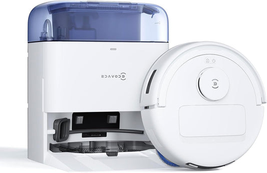 Robotstofzuiger – Robotstofzuiger Met Dweilfunctie – Robotstofzuiger Automatisch – Robotstofzuiger Compact – Robotstofzuiger Stil – 9000Pa Zuigkracht – Zelfreinigende Dweil Met Hete Lucht Droging - QUORE