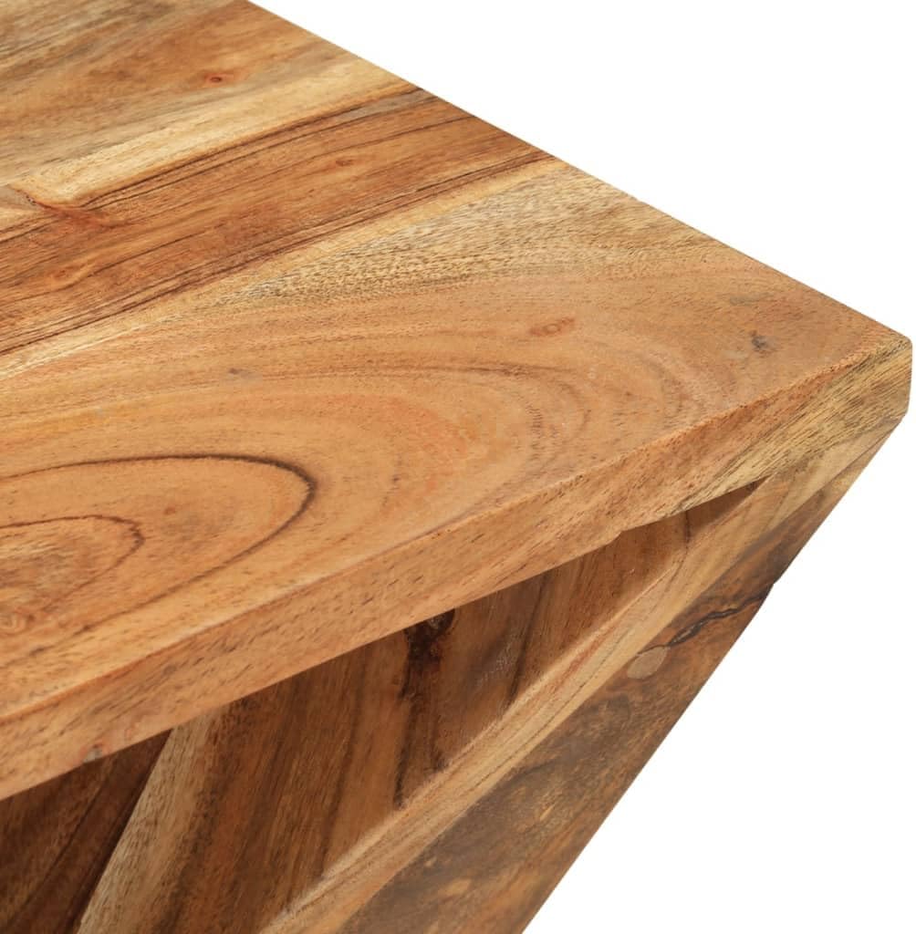 vidaXL Side table 35x35x55 cm solid acacia wood