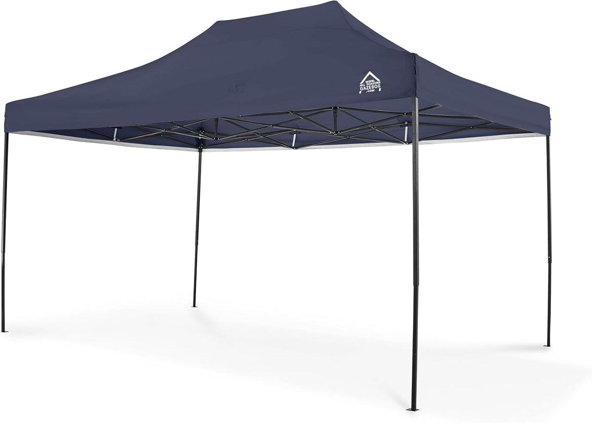 All Seasons Gazebos pop-up paviljoen, 3 x 4,5 m, volledig waterdicht, marineblauw