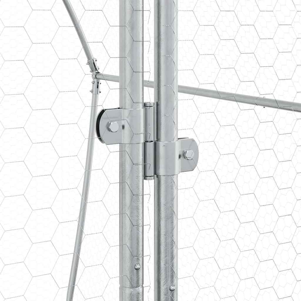 Kippenhok – Kippenren – Dierenren – Dierenhok – Kippenverblijf – Gegalvaniseerd Staal – Ruim 200x105x182 cm