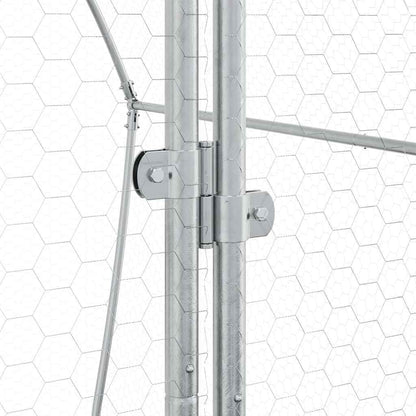 Kippenhok – Kippenren – Dierenren – Dierenhok – Kippenverblijf – Gegalvaniseerd Staal – Ruim 200x105x182 cm