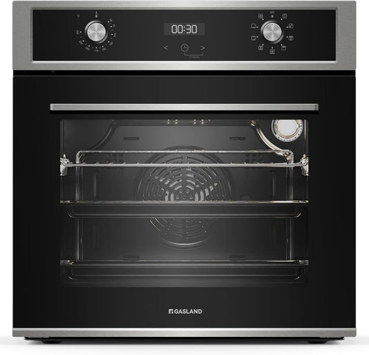 Inbouwoven – Elektrische Oven – Heteluchtoven – Ovenset – Keukenoven – 70 Liter Inhoud – Drievoudig Gehard Glas