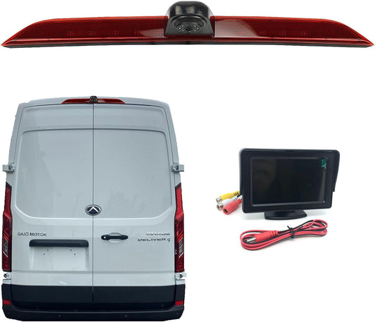 Dolphin Automotive Achterbus achteruitrijcamera voor Maxus leveren 9 (camera met 4,3 inch dashmonitor)