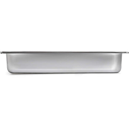 KITGARN 4 "Diepe Stoom Tafelpan Volledige Grootte 13L Diepe Voedsel Container Roestvrij Staal Oven Tray Anti-Jam Stoom Tafel Voedsel Pan Set van 4 Voedsel Pannen (4 "/4 STKS)