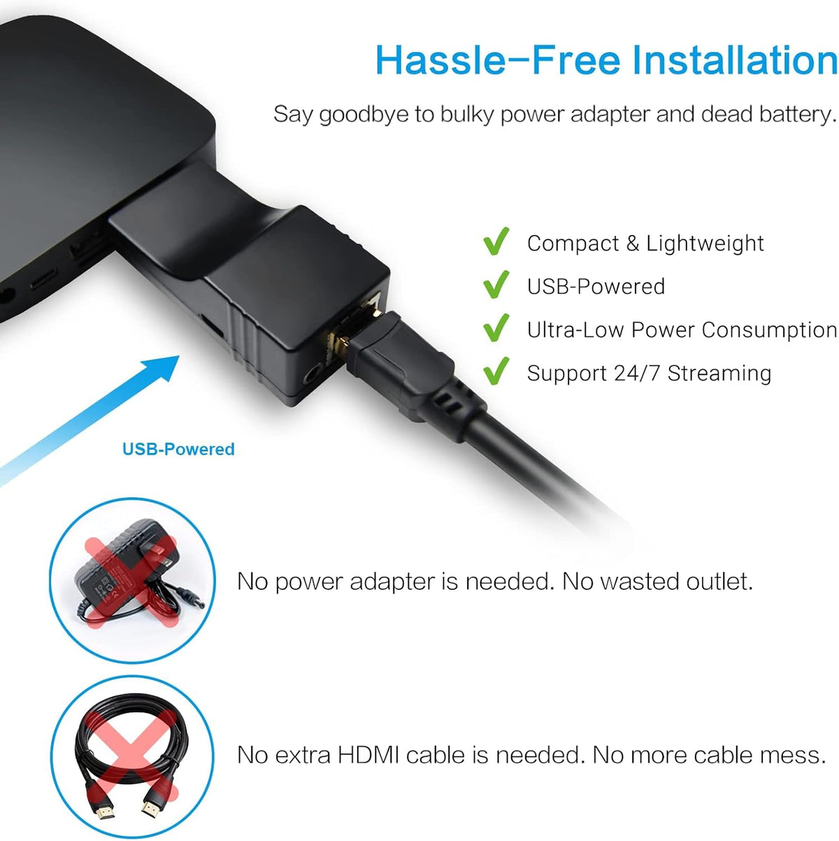 DDMALL Mini H.265 H.264 HDMI-encoder voor livestreams, 1080P 1080i HDMI-video-encoder SRT RTMP RTMPS RTSP, hardwarematige 2K-encoderondersteuning Cloud Control voor YouTube, IPTV (AVC-2K)