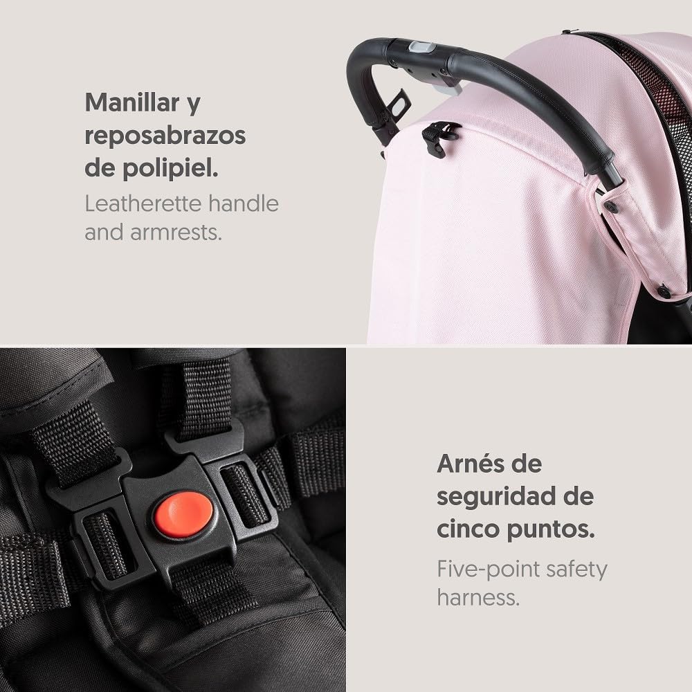 MINIMUM PLUS SPACE kinderwagen tot 22 kilogram - verwisselbare roze kap