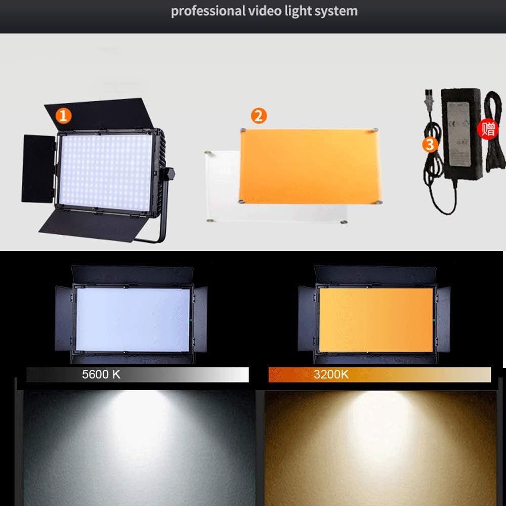 LED Lichtpaneel Bi-Color – Videolamp – Studiolamp – Fotolamp – Paneellamp – Verstelbaar 3200K-5500K – 70W CRI 95RA Met LCD-Scherm