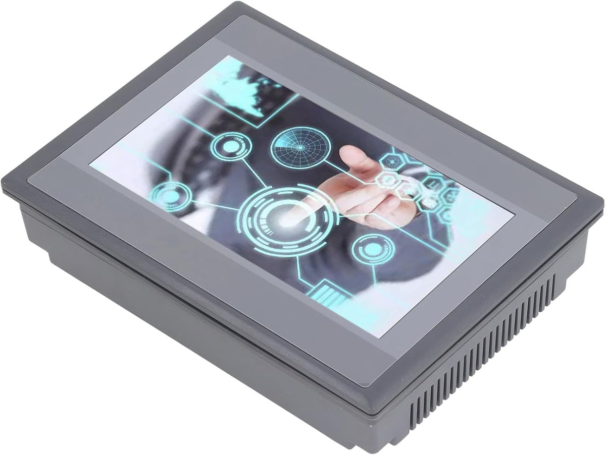 PLC Touchscreen HMI-displaypaneel 7 Inch TFT LCD 800x480 IP65 ARM9-processor 12 Ingangen 8 Uitgangen Compatibel Met Standaard PLC-modellen